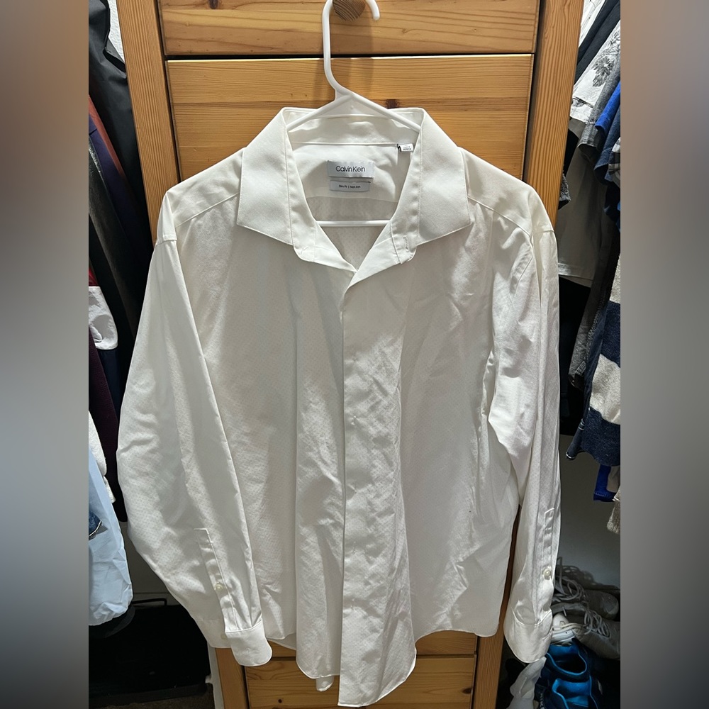 Men’s button down shirt worn once  at my graduation from trade school in 2019